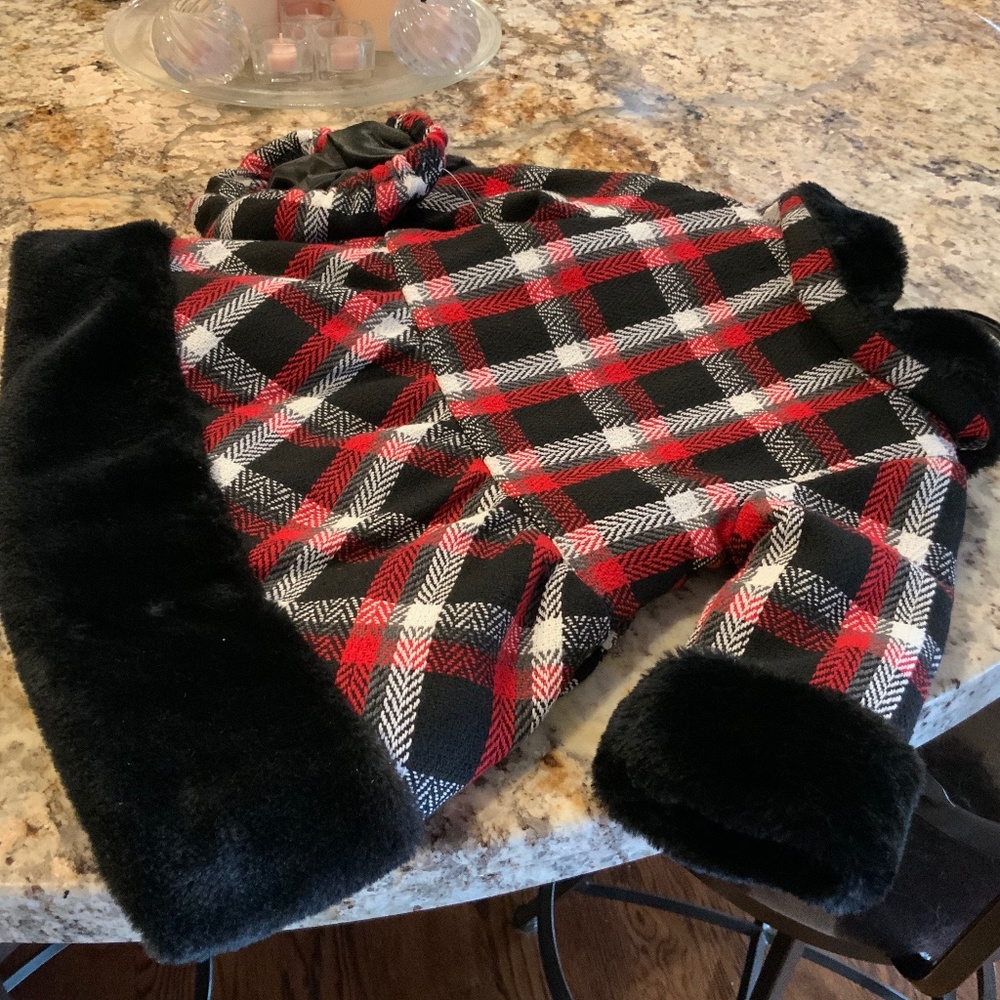 Baby girl Dress coat & hat set